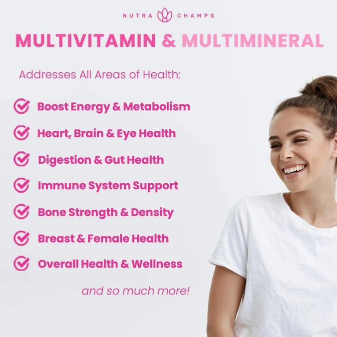 NutraChamps - Women's Multivitamin Supplement - Premium Supplement from NutraChamps - Shop now at Witches Ink LTD