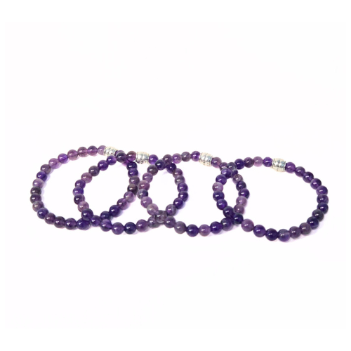 Amethyst Gemstone Bracelet - The Stone of Higher Self | Crystals and Sun Signs Co