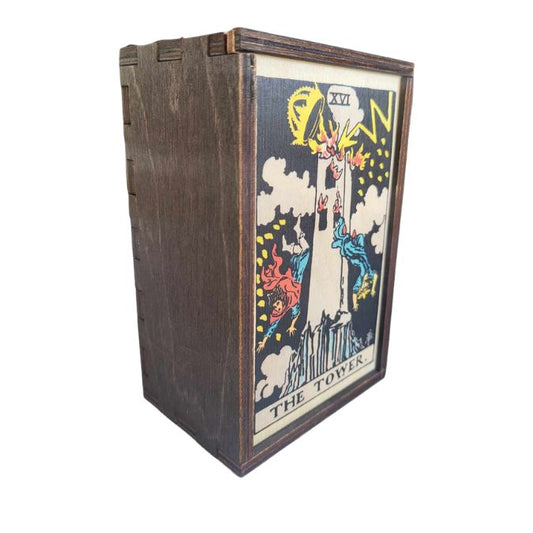Tarot Card Stash Boxes - Witches Ink LTD - O/A Crystals and Sun Signs