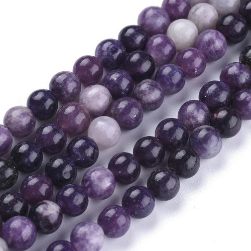 Lepidolite Beads - All Sizes - Premium Bead from Crystals and Sun Signs Co - Shop now at Witches Ink LTD