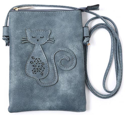 Cat Crossbody Bag Navy