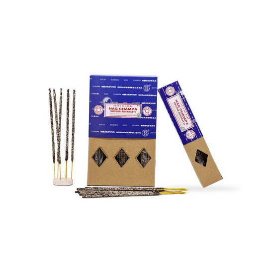 Satya Nag Champa Smudge Incense 25g - Crystals and Sun Signs