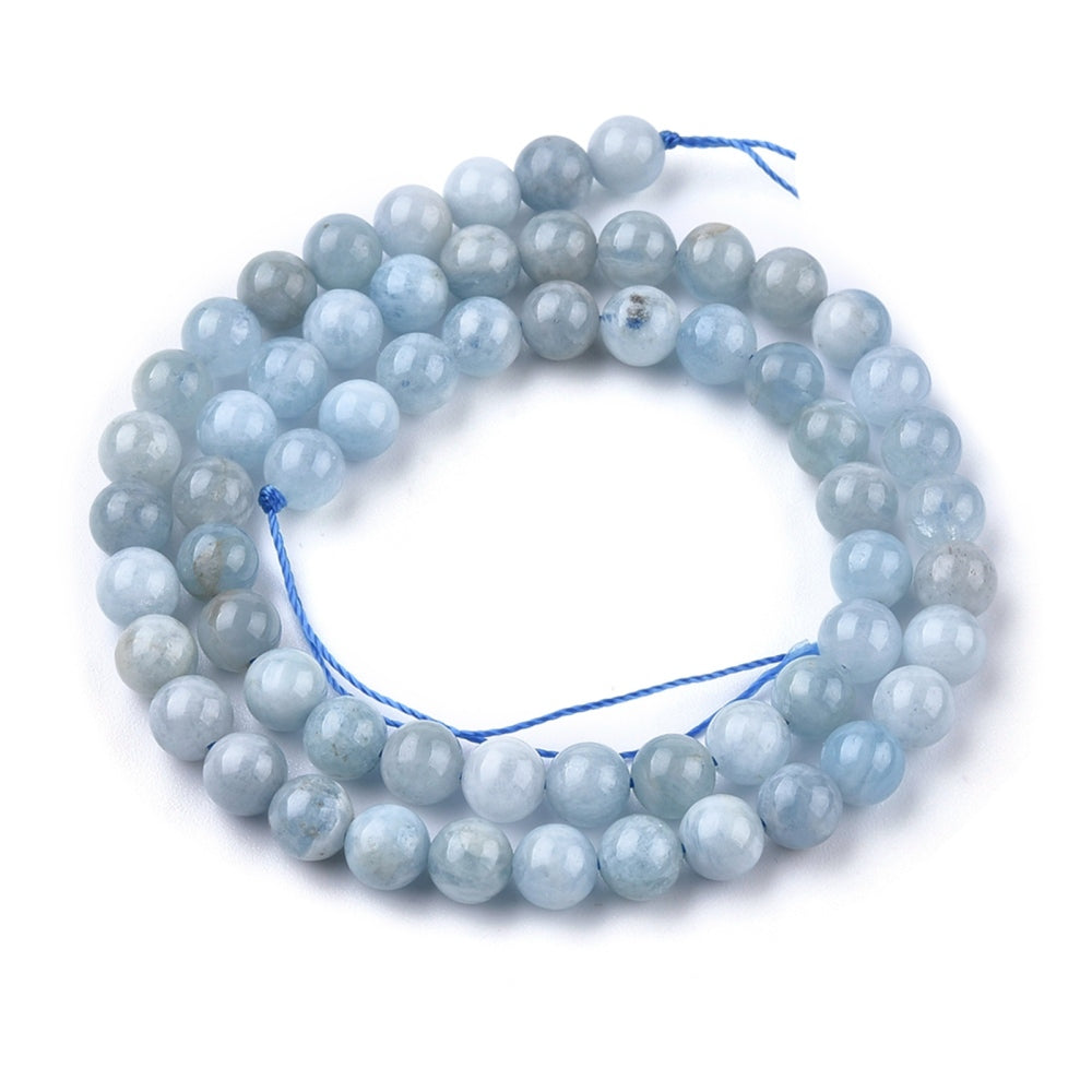 Aquamarine Gemstone Beads - All Sizes | Crystals and Sun Signs Co