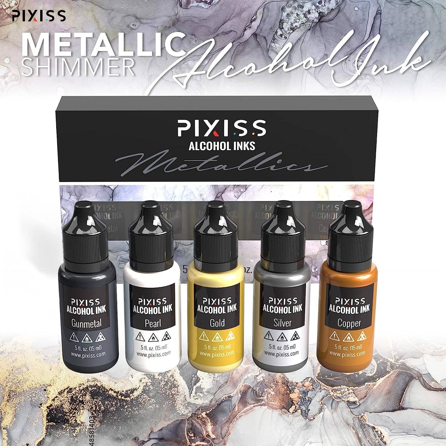 Metallic Alcohol Inks