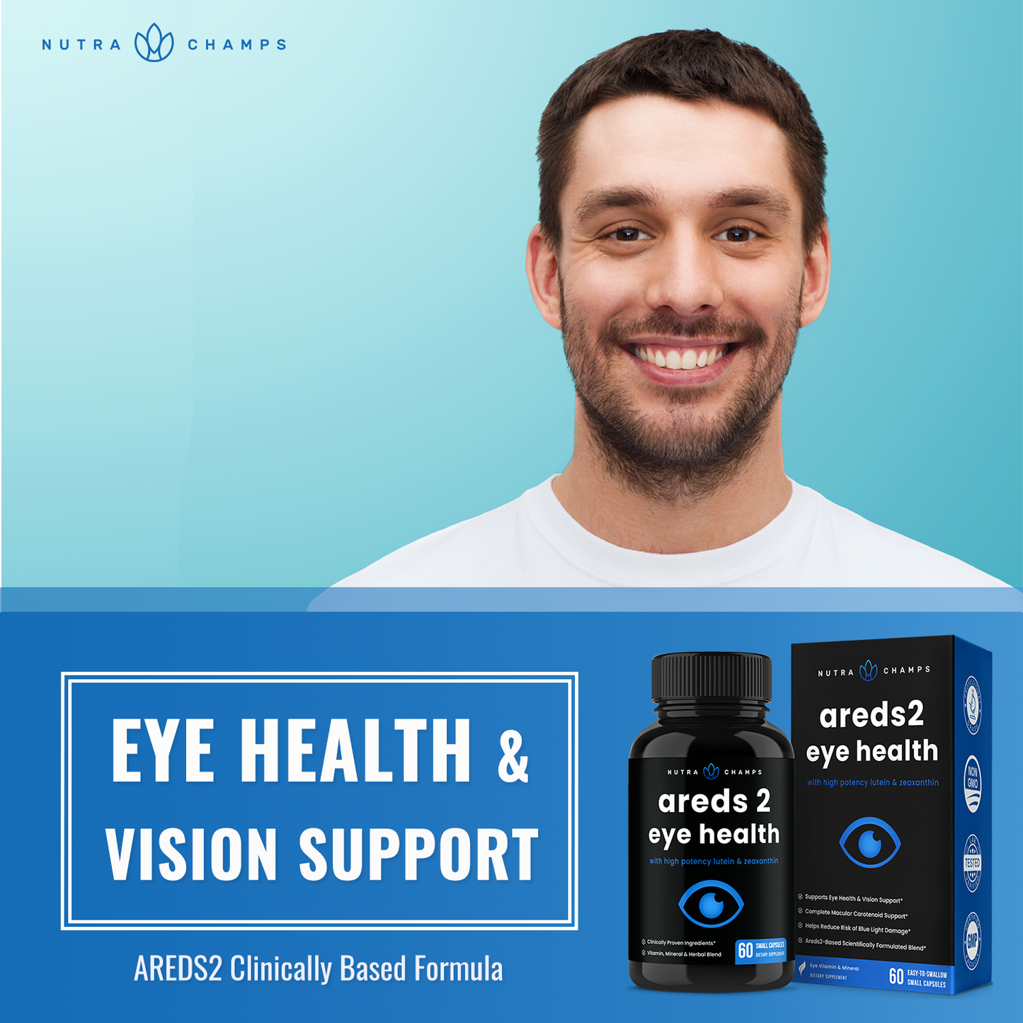 Areds 2 Eye Health Supplement | NutraChamps