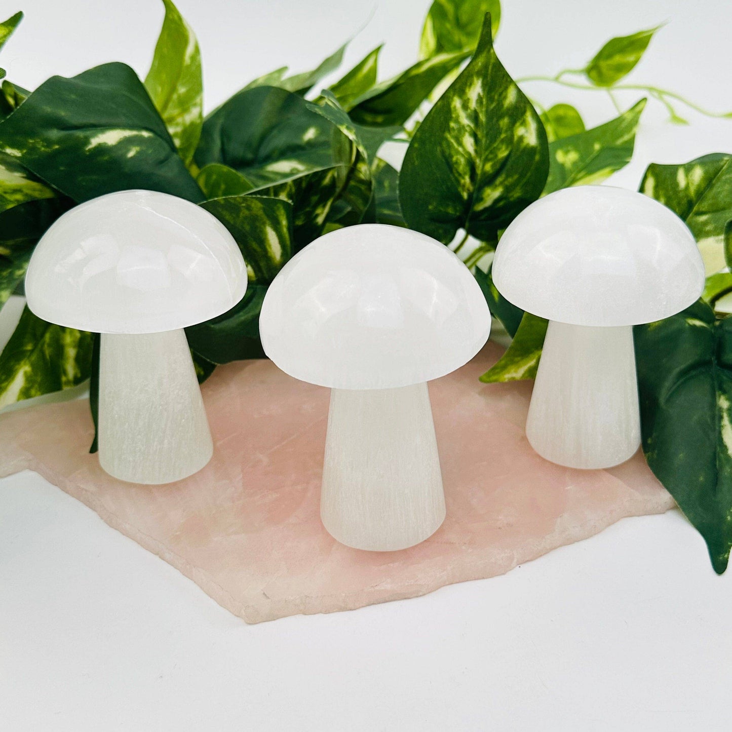 Selenite Crystal Mushroom