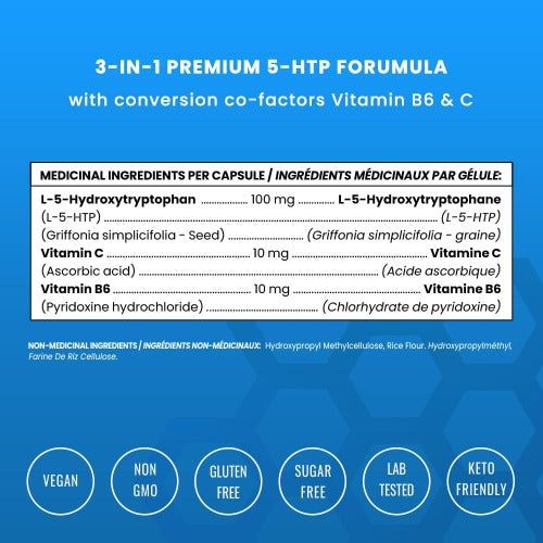 NutraChamps - 5 HTP Supplement - Witches Ink LTD - O/A Crystals and Sun Signs