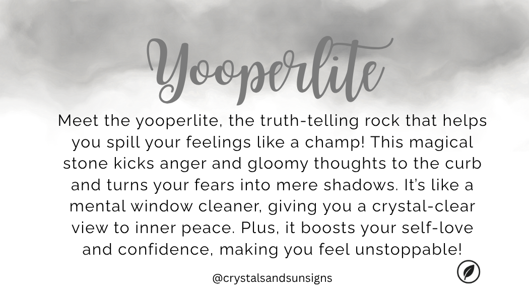 Yooperlite Gemstone Tower