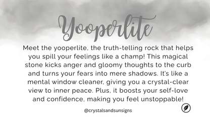 Yooperlite Gemstone Tower