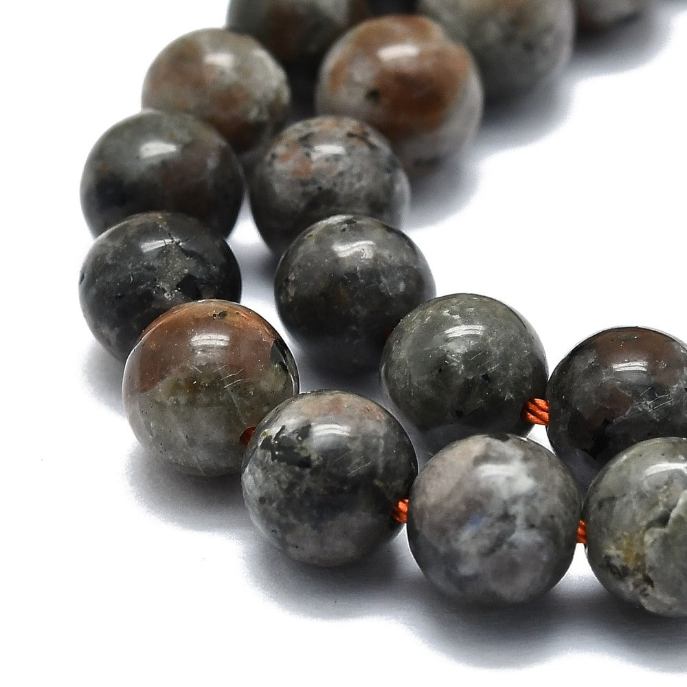 Fluorescent Syenite Rock (Yooperlite)Gemstone Beads - All Sizes - Premium Beads from Crystals and Sun Signs Co - Shop now at Witches Ink LTD