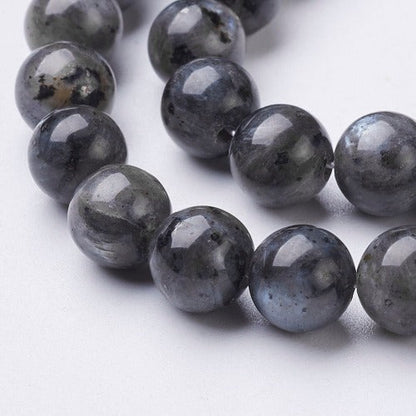 Larvikite Gemstone Beads | Alberta Bead Store