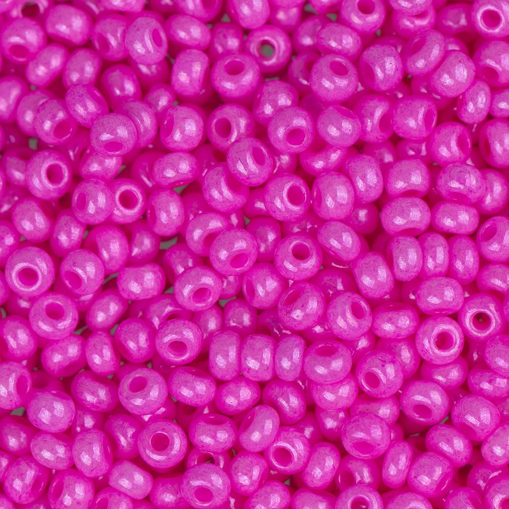 Czech Seed Bead 11/0 Opaque Rose Dyed