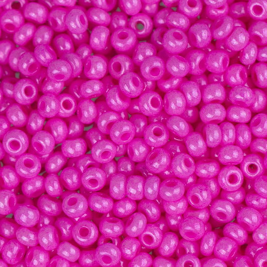Czech Seed Bead 11/0 Opaque Rose Dyed