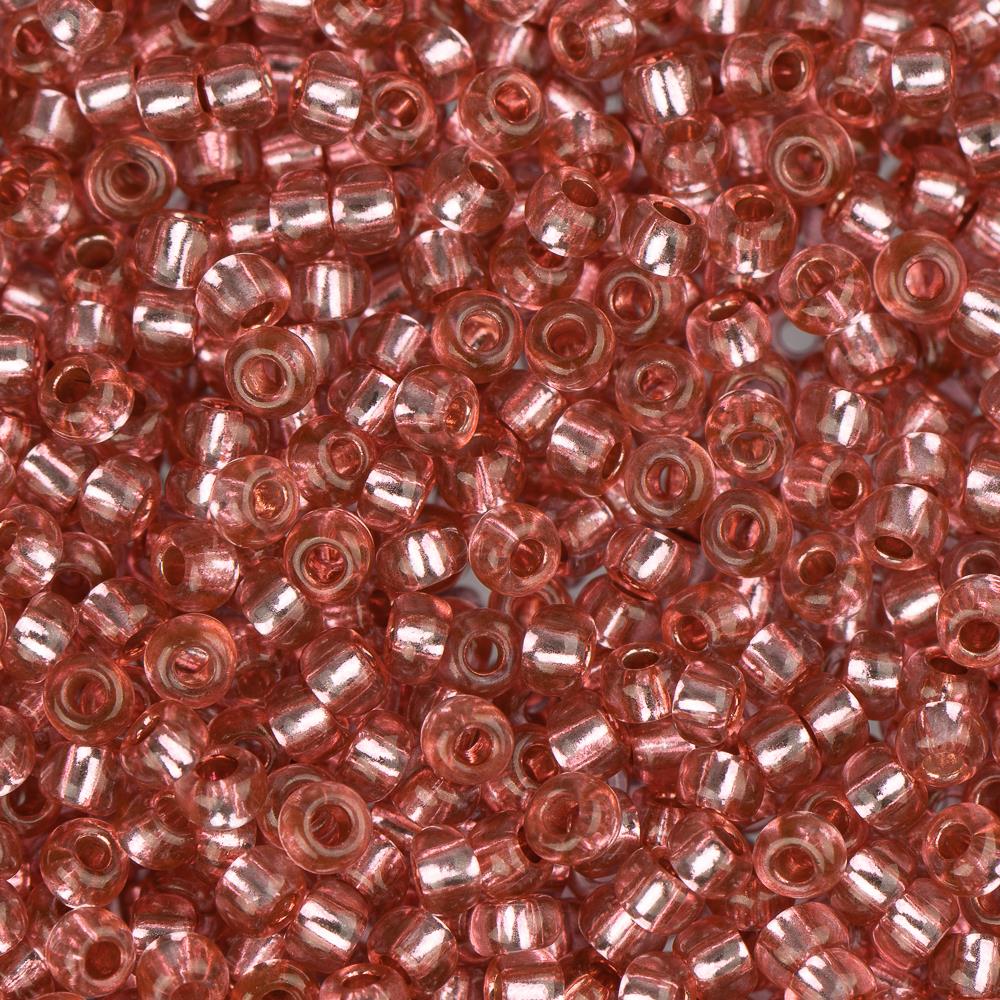Czech Seed Bead 11/0 S/L Pink Dyed