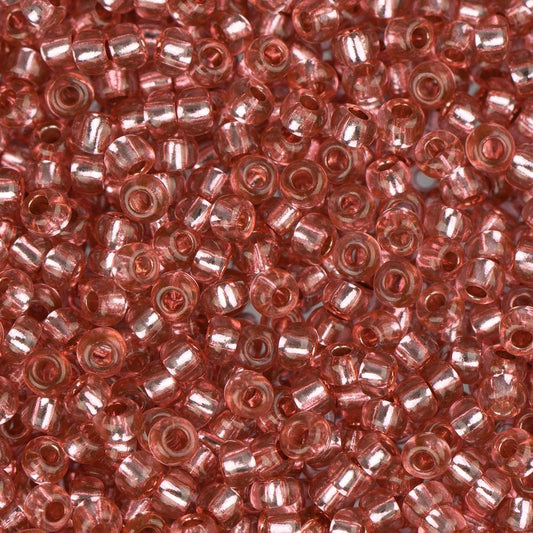 Czech Seed Bead 11/0 S/L Pink Dyed
