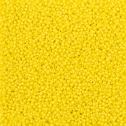 Czech Seed Bead 11/0 Terra Intensive Yellow Matt - Alberta Bead Store