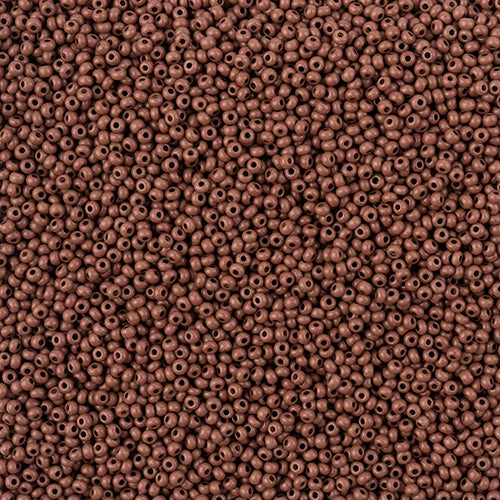 Czech Seed Bead 11/0 Terra Intensive Dark Brown Matt