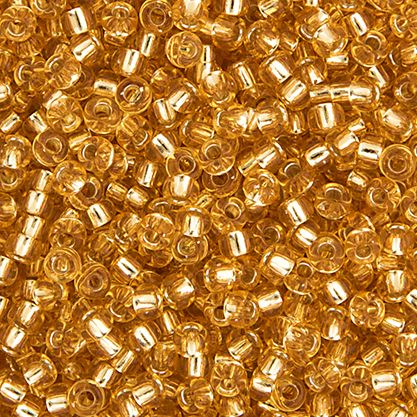 Miyuki Seed Bead 11/0 Gold Silver Lined