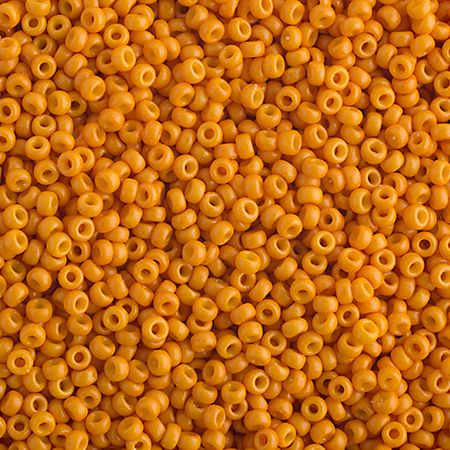 Miyuki Seed Bead 11/0 Cheddar Orange Opaque Duracoat