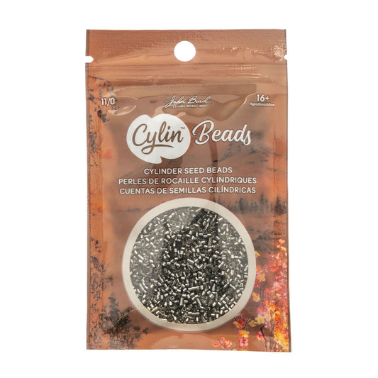 Cylin Bead 11/0 Grey S/L