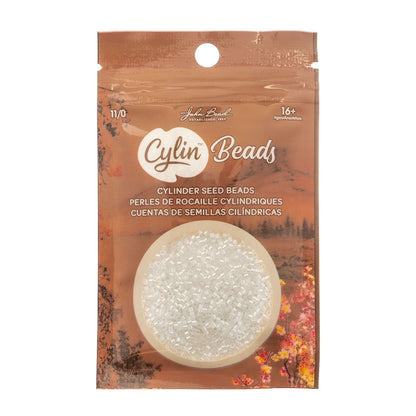 Cylin Bead 11/0 Off White AB