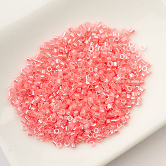 Cylin Bead 11/0 Rose-Pink AB Lined