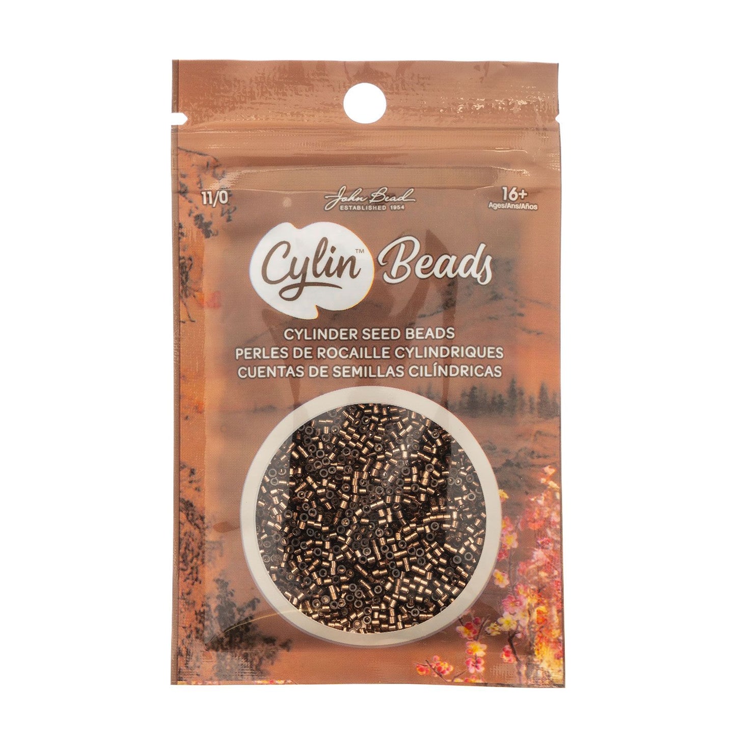 Cylin Bead 11/0 Brown S/L