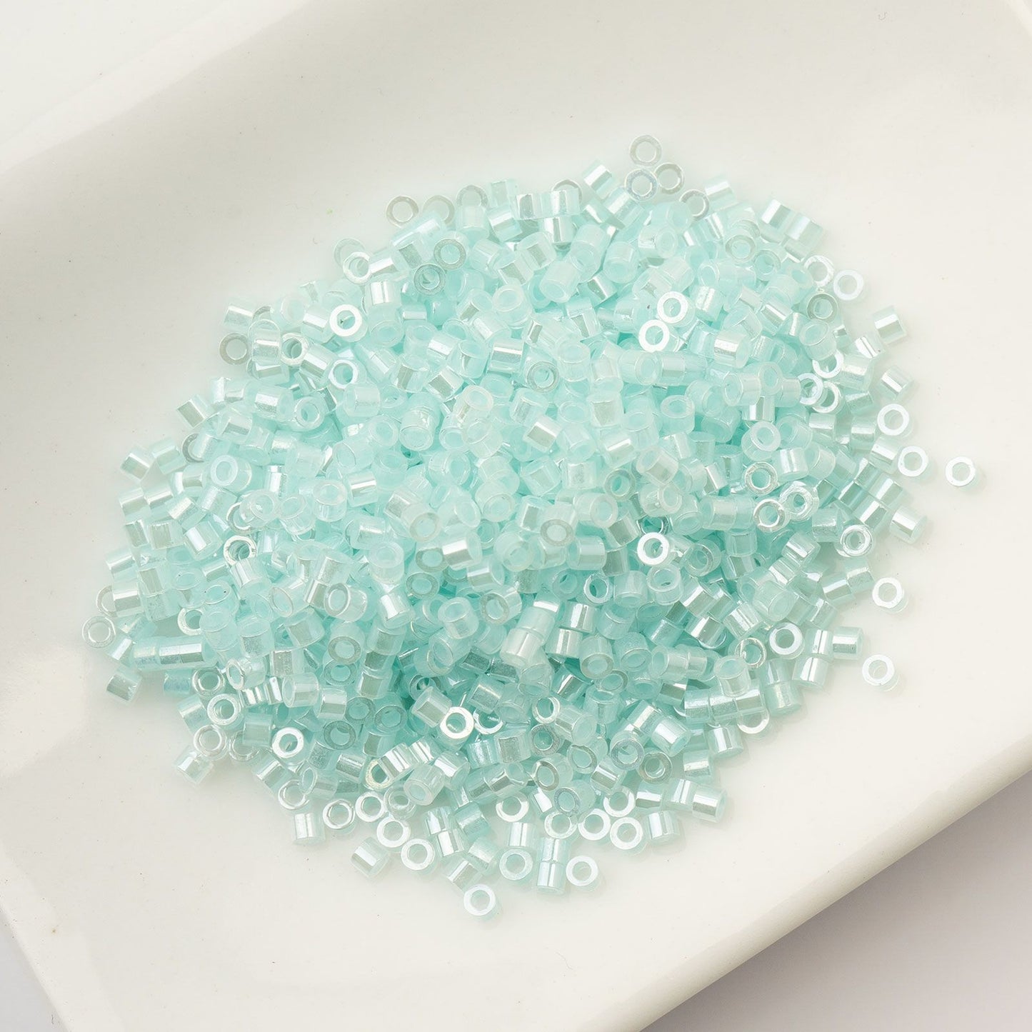 Cylin Bead 11/0 Light Crystal Aqua Ceylon