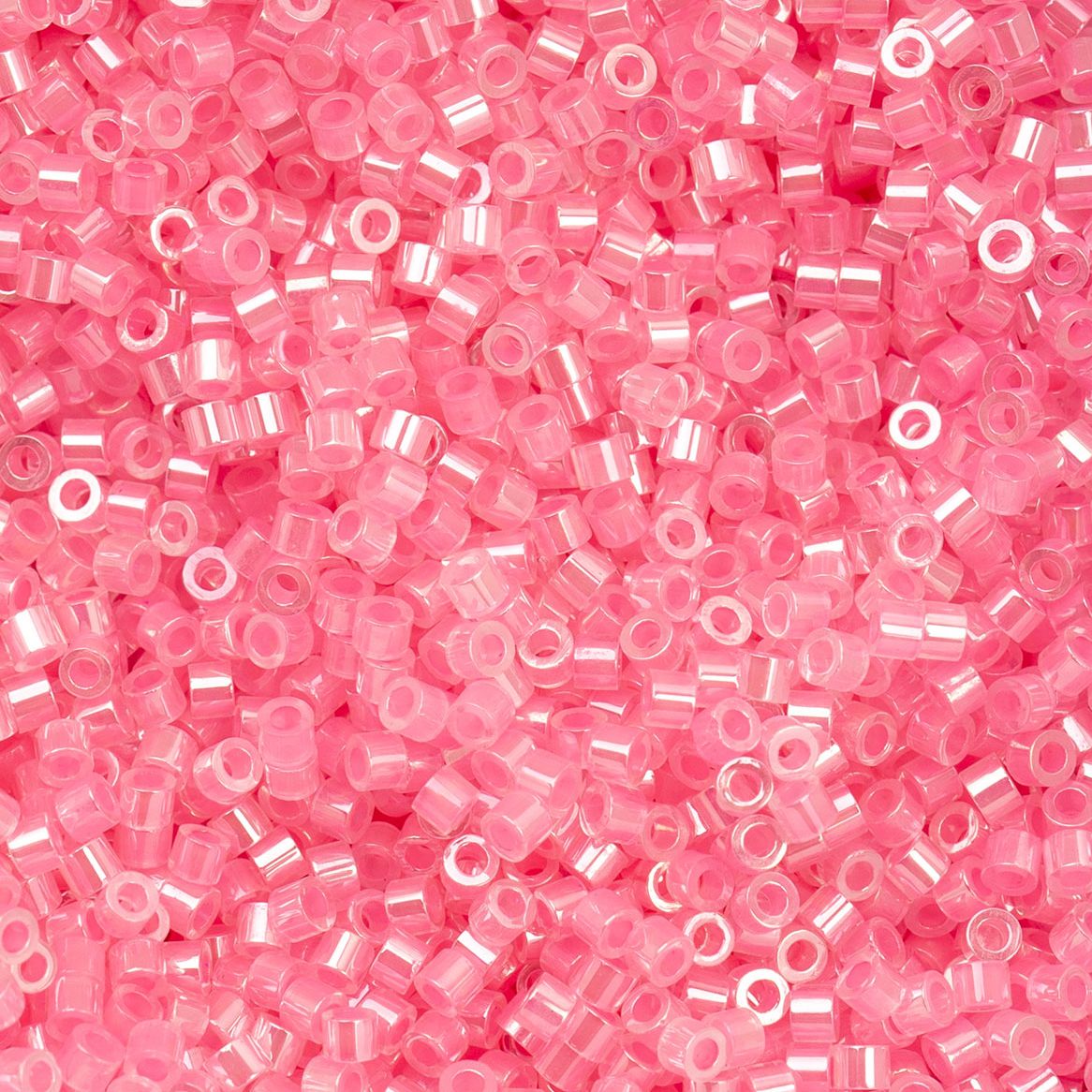 Cylin Bead 11/0 Dark Crystal Pink Lined Ceylon