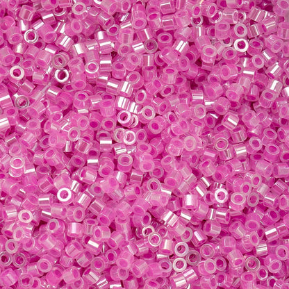 Cylin Bead 11/0 Crystal Fuchsia Lined Ceylon