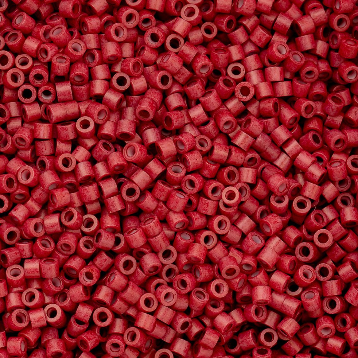 Cylin Bead 11/0 Opaque Red Matte
