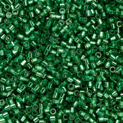 Cylin Bead 11/0 Emerald S/L