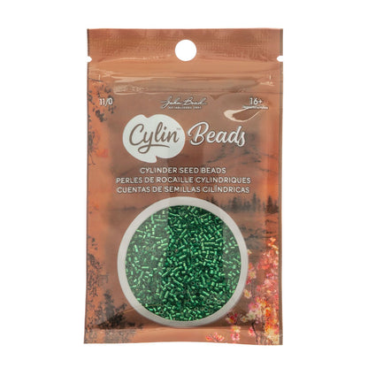 Cylin Bead 11/0 Emerald S/L