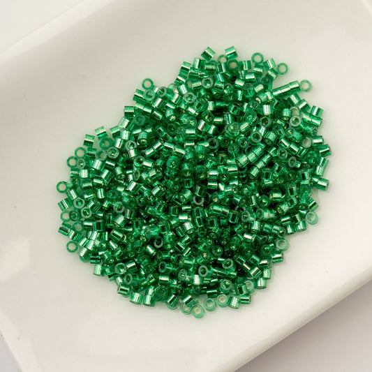Cylin Bead 11/0 Emerald S/L