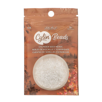 Cylin Bead 11/0 Crystal Silk Satin
