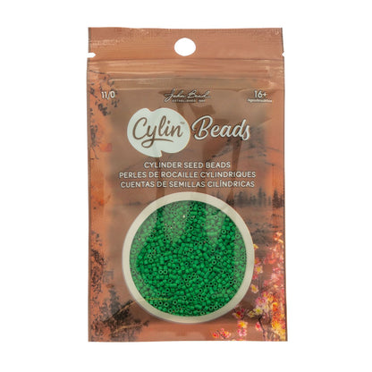 Cylin Bead 11/0 Green Kelly