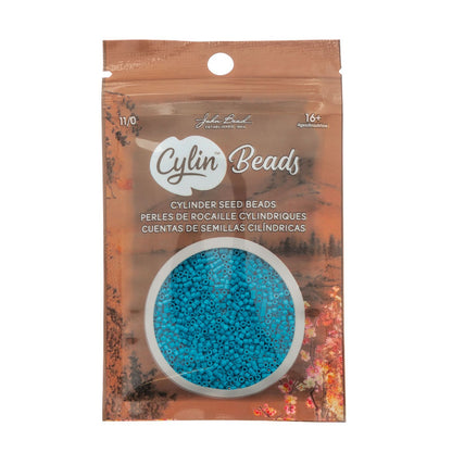 Cylin Bead 11/0 Dark Turquoise Blue