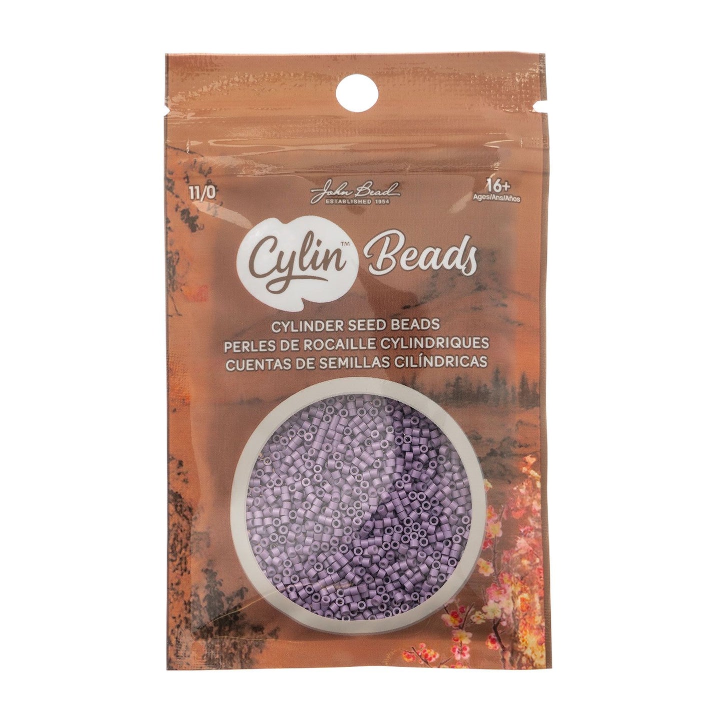 Cylin Bead 11/0 Opaque Lavender