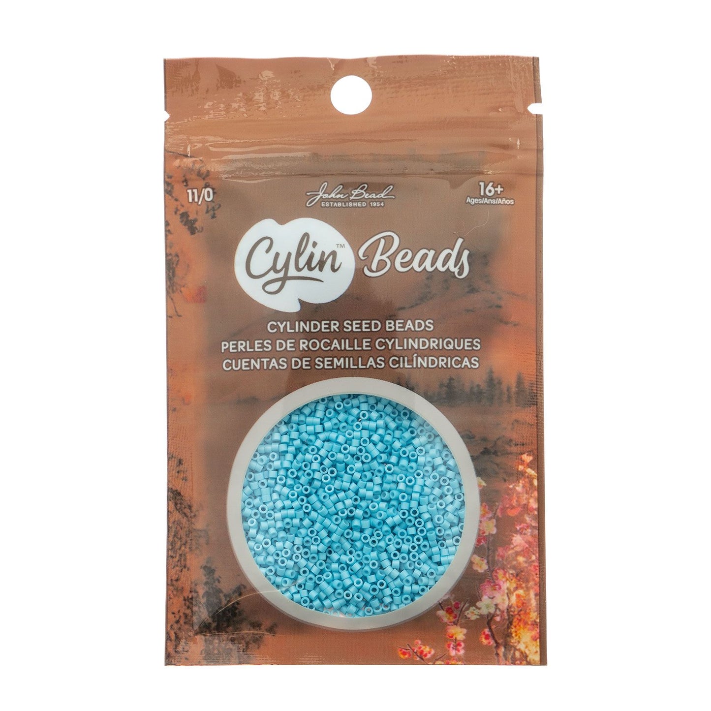 Cylin Bead 11/0 Opaque Light Blue