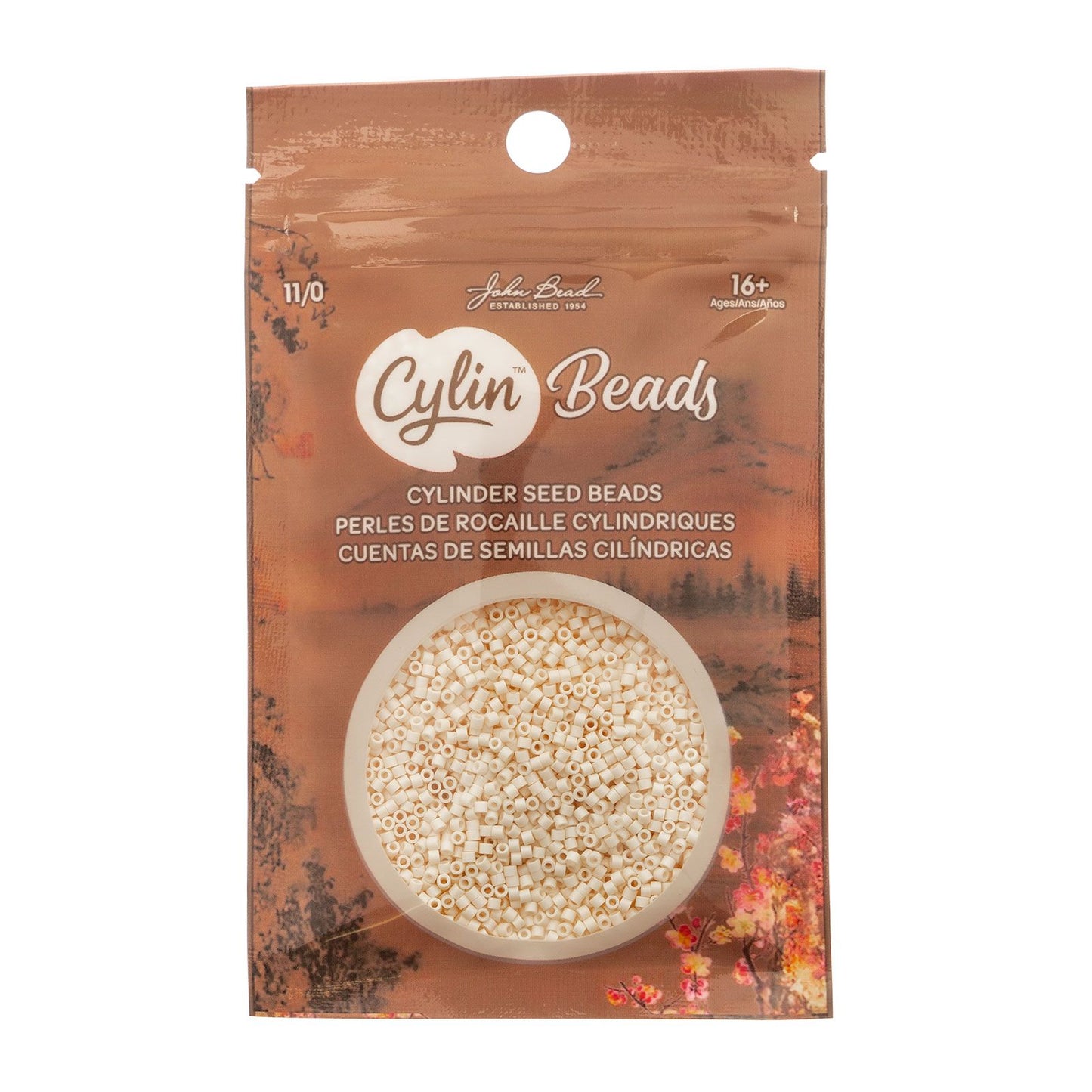 Cylin Bead 11/0 Dark Cream