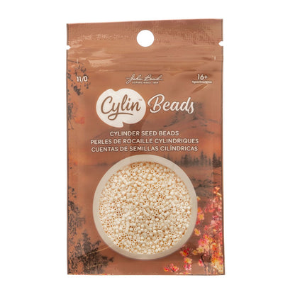 Cylin Bead 11/0 Dark Cream