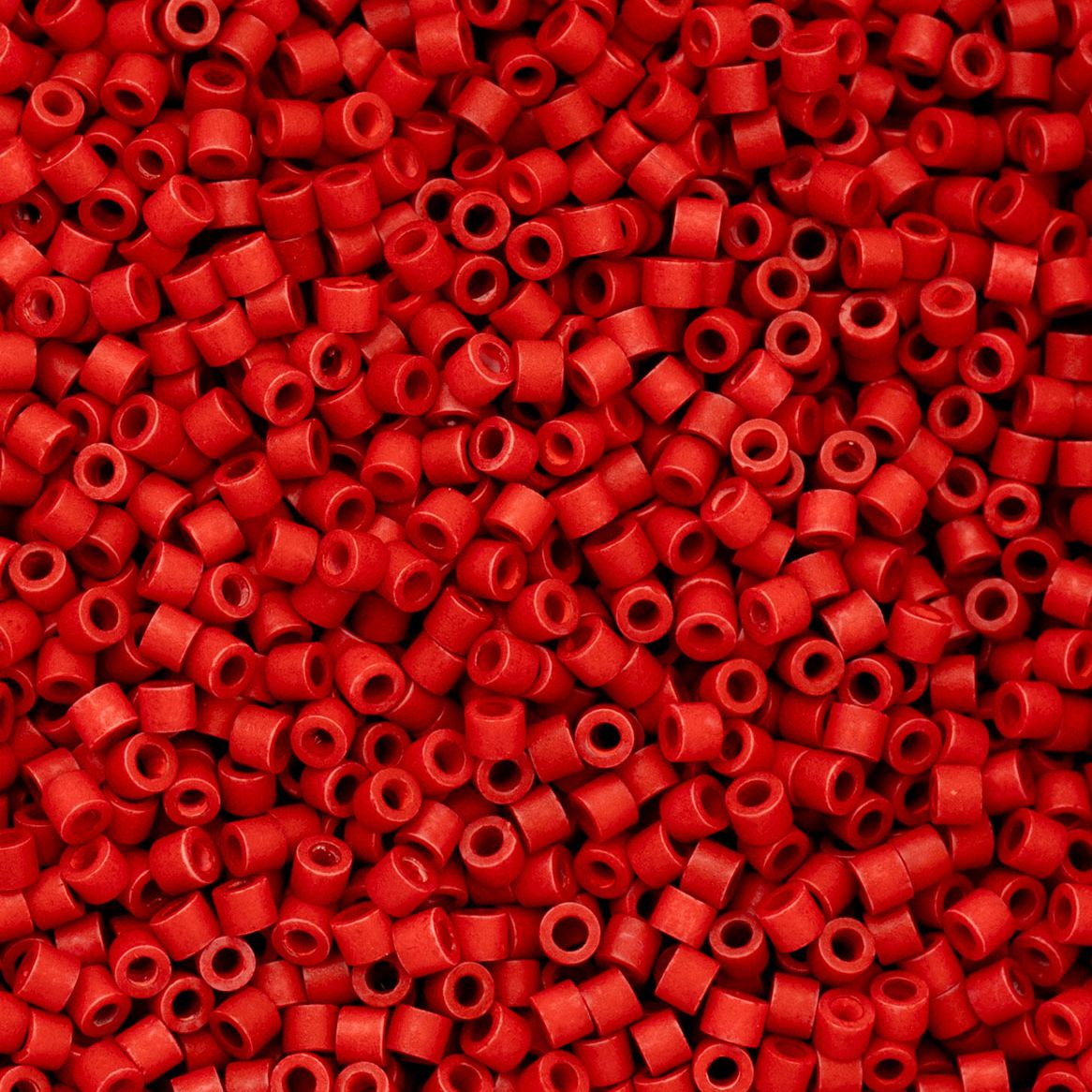 Cylin Bead 11/0 Red Matte