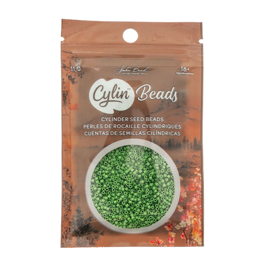 Cylin Bead 11/0 Opaque Spring Green