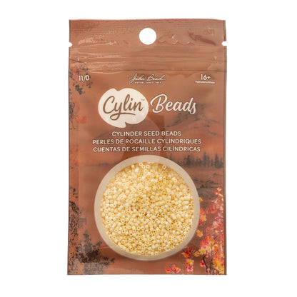 Cylin Bead 11/0 Opaque Dark Cream