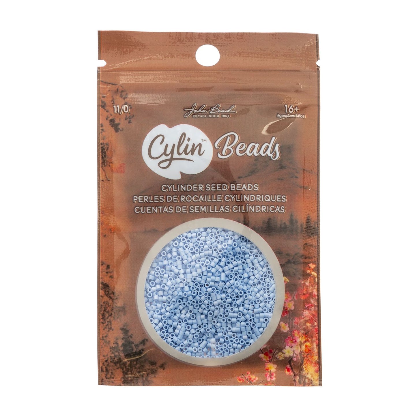 Cylin Bead 11/0 Opaque Bluebell Mist