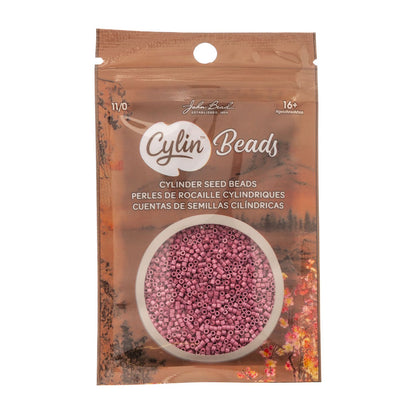 Cylin Bead 11/0 Opaque Vintage Rose