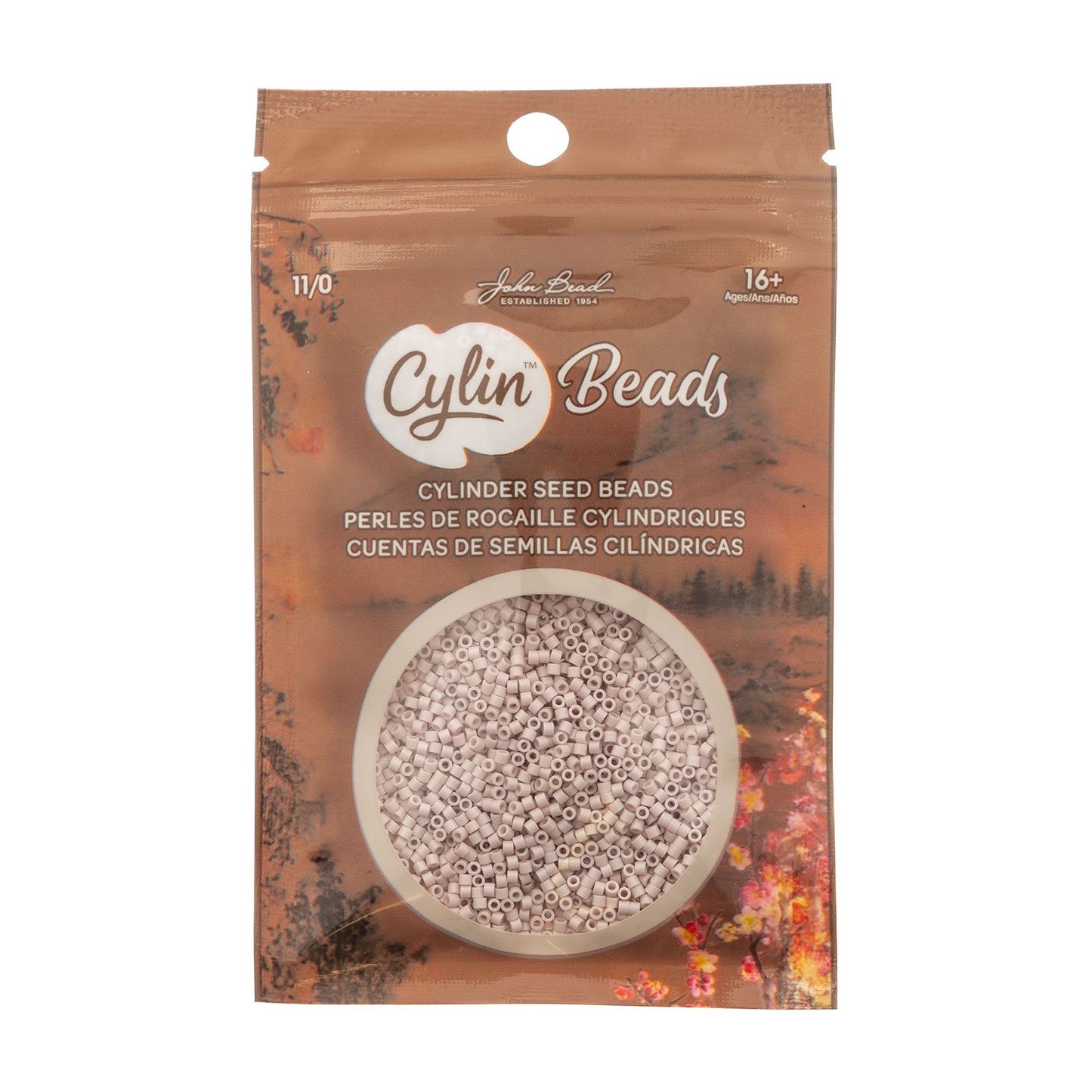 Cylin Bead 11/0 Opaque Pale Rose