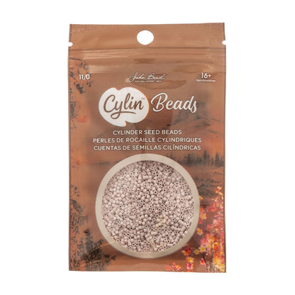 Cylin Bead 11/0 Opaque Pale Rose