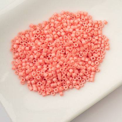 Cylin Bead 11/0 Opaque Soft Coral Pink
