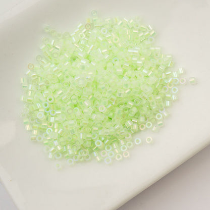 Cylin Bead 11/0 Glow in Dark AB Light Green